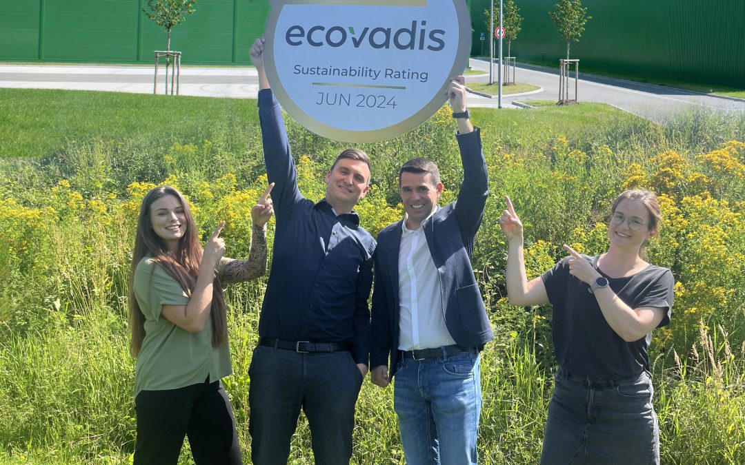 EcoVadis Goldmedaille: Wir glänzen mit unserem Nachhaltigkeitsmanagement! 